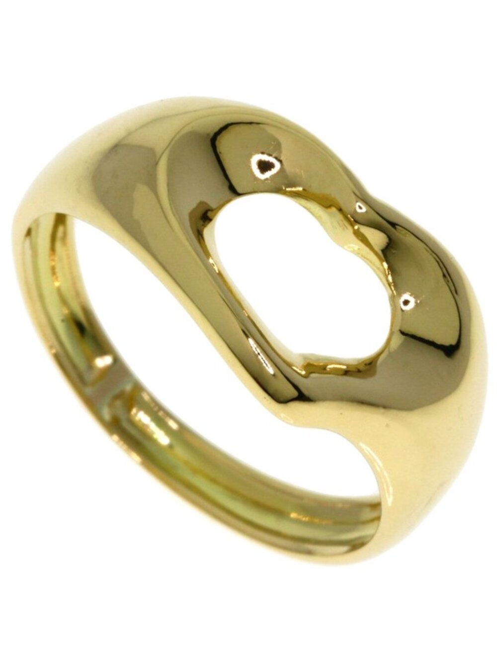 Tiffany & Co Open Heart Ring 18k Yellow Gold